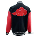 Custom Men Embroidered Woolen Leather Sleeve Varsity Jacket